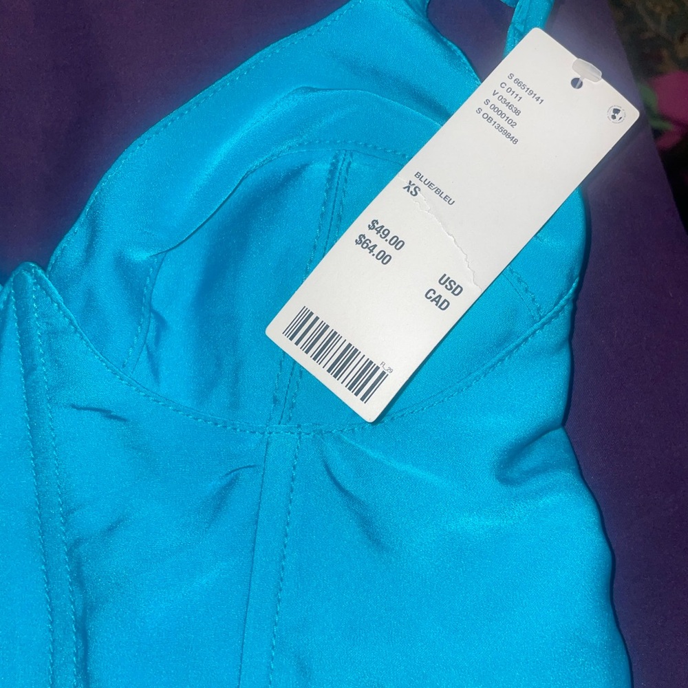 Vibrant Blue Bustier Top - Picture 4 of 4